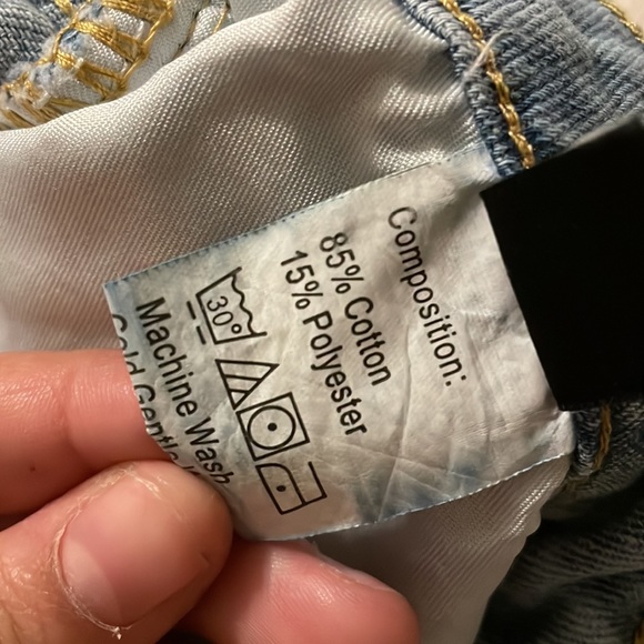 Light Washed Denim Jeans, Blue, SHEIN, Size S & XS - Picture 3 of 4